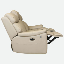 MAARK MOTORIZED RECLINER LEATHER SOFA SET (3R+2R+1R) EXCEL ARIES MALT COLOUR HT