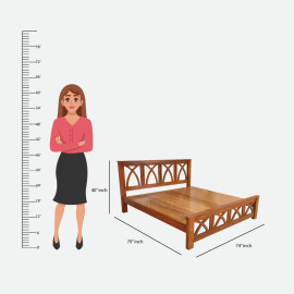 MAARK KING SIZE BED AK 06 IR