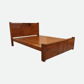 MAARK QUEEN SIZE BED (5*6.25) AK 03  IR
