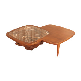 MAARK GLASS TOP COFFEE TABLE 004 TD