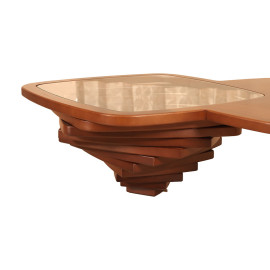 MAARK GLASS TOP COFFEE TABLE 004 TD
