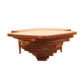MAARK GLASS TOP COFFEE TABLE 004 TD