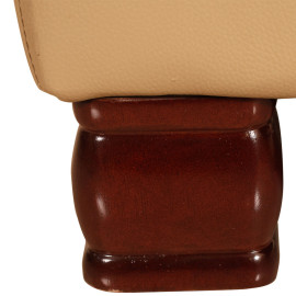 MAARK LEATHERETTE CORNER SOFA 5 SEATER DOMINGO MOCHA COLOUR HT