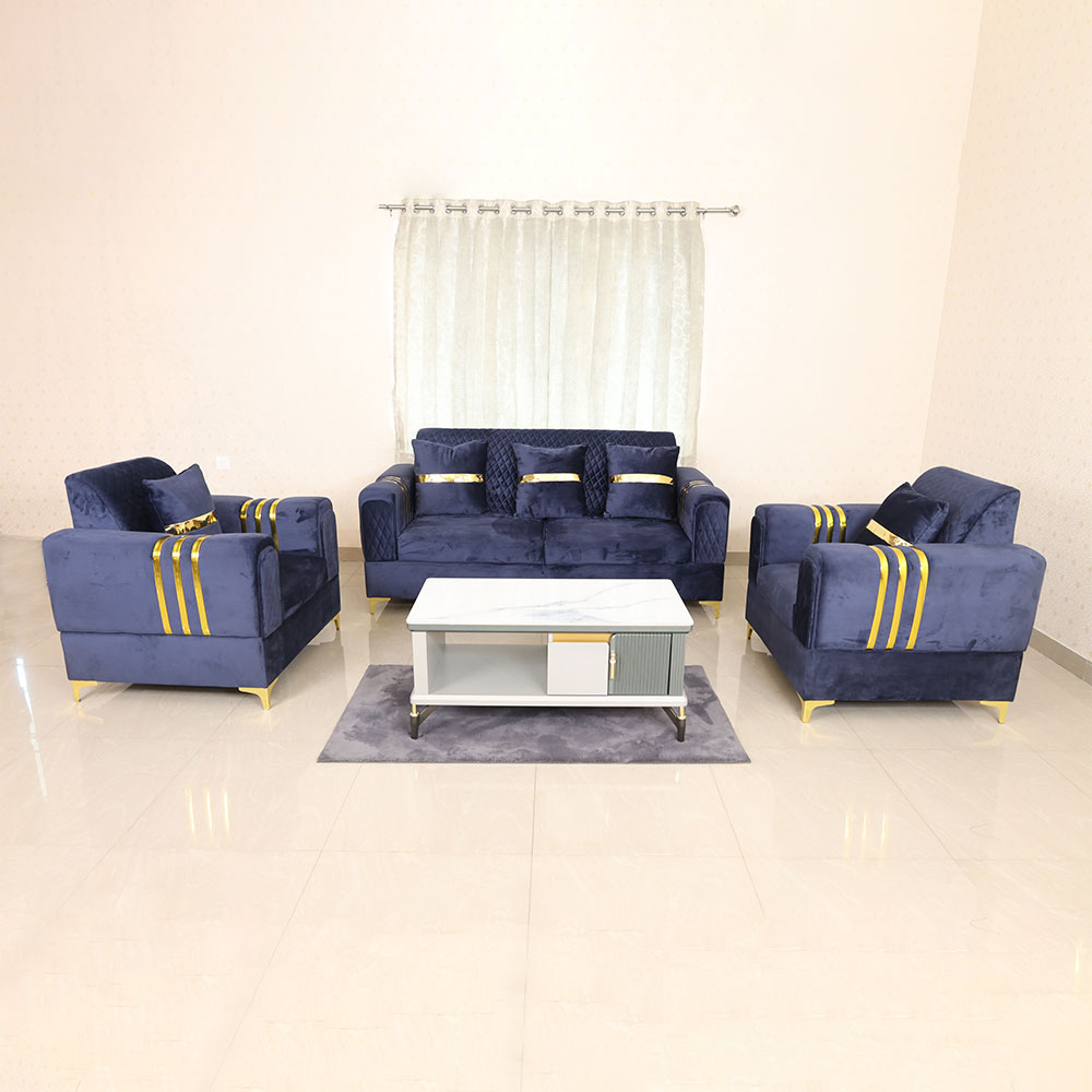 MAARK FABRIC SOFA SET (3+1+1) RAINBOW