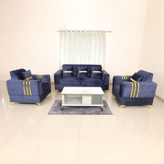 MAARK FABRIC SOFA SET (3+1+1) RAINBOW
