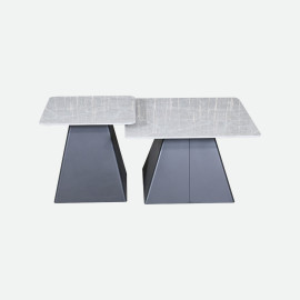 MAARK MARBLE TOP COFFEE TABLE B33 HT