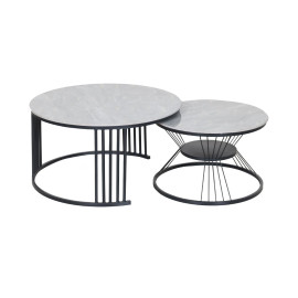 MAARK MARBLE TOP COFFEE TABLE Y204-2 HT