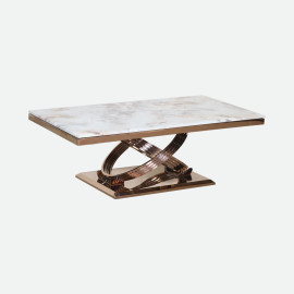 MAARK MARBLE TOP COFFEE TABLE CTM-W42 HT