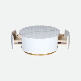 MAARK MARBLE TOP COFFEE TABLE 6116  HT