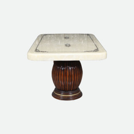 MAARK MARBLE TOP 6 SEATER DINING SET 6045 TD