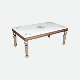 MAARK MARBLE TOP 6 SEATER DINING SET 6047 TD