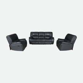 MAARK MANUAL RECLINER FABRIC SOFA SET (3R+1R+1R) 1882) GRAY COLOUR HT