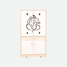 MAARK CNC SLIDING DOOR POOJA RACK 5 * 2.5  WITH KALASAM