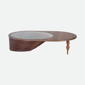 MAARK GLASS TOP COFFEE TABLE 033 HT