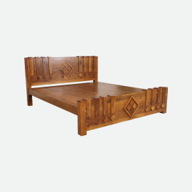 MAARK KING SIZE BED (6*6.25) AK-05 WCF