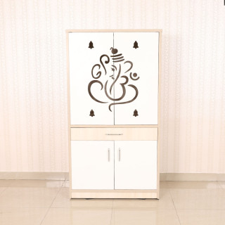 MAARK CNC SLIDING DOOR POOJA RACK 5 * 2.5  WITH KALASAM
