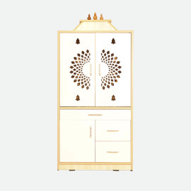 MAARK CNC SLIDING DOOR POOJA RACK 5 * 2.5  WITH KALASAM