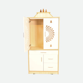 MAARK CNC SLIDING DOOR POOJA RACK 5 * 2.5  WITH KALASAM