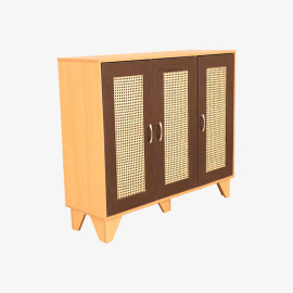 MAARK CANE SHOE RACK 4*4