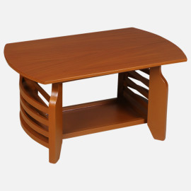 MAARK WOODEN FINISH ROYAL COFFEE TABLE TEAK COLOUR