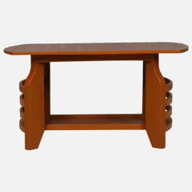MAARK WOODEN FINISH ROYAL COFFEE TABLE TEAK COLOUR