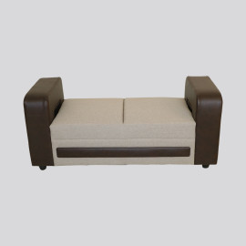 MAARK U SHAPE FABRIC CORNER SOFA 12 SEATER MAGNA BROWN COLOUR