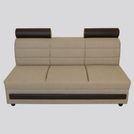 MAARK U SHAPE FABRIC CORNER SOFA 12 SEATER MAGNA BROWN COLOUR