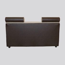 MAARK U SHAPE FABRIC CORNER SOFA 12 SEATER MAGNA BROWN COLOUR