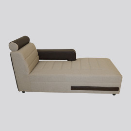 MAARK U SHAPE FABRIC CORNER SOFA 12 SEATER MAGNA BROWN COLOUR