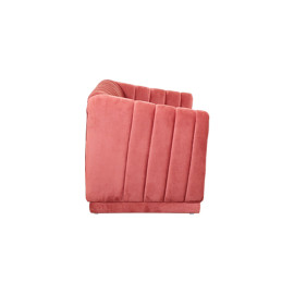 MAARK FABRIC TWO SEATER SOFA OPPO RED COLOUR