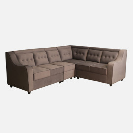 MAARK FABRIC CORNER SOFA 5 SEATER CLASSIC GRAY COLOUR