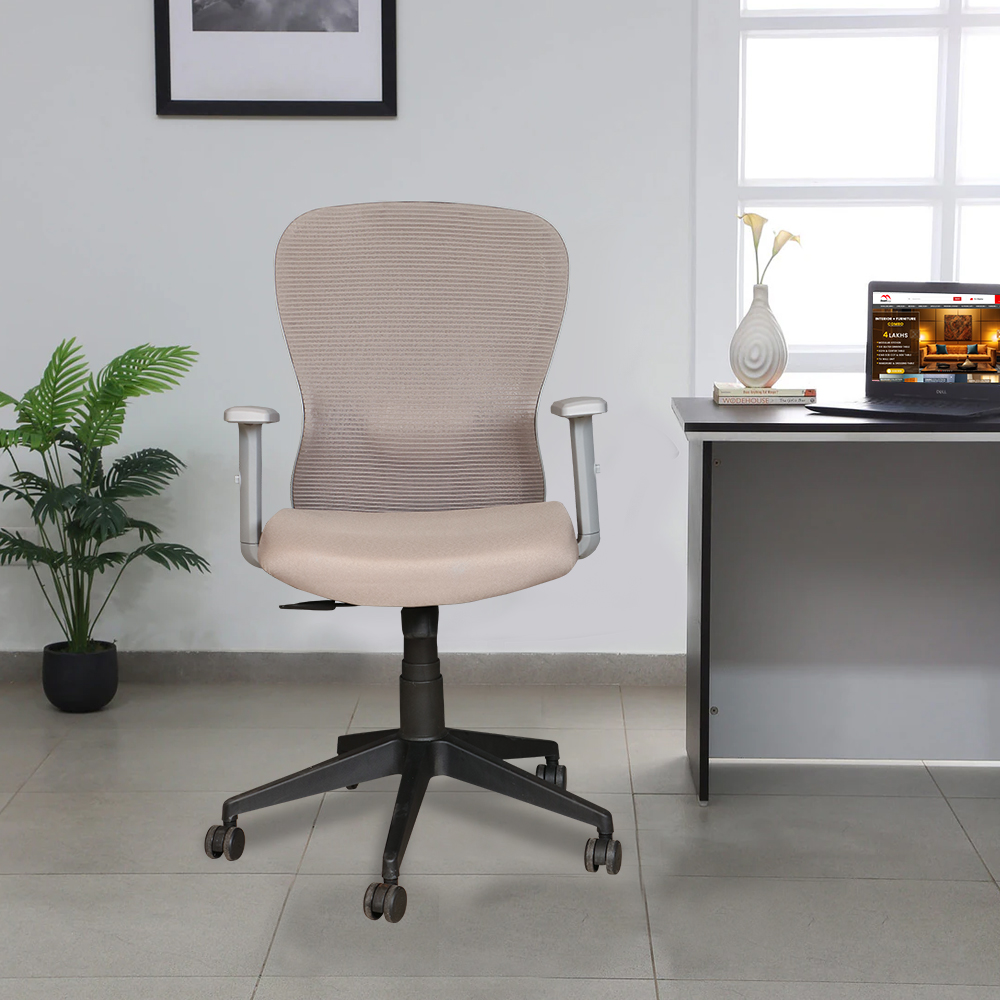 MAARK MEDIUM BACK OFFICE CHAIR DUNE GRAY BACK DH