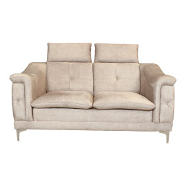 MAARK FABRIC SOFA SET (3+2+1) ROYAL HALF WHITE COLOUR