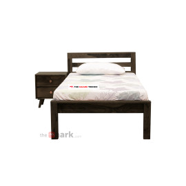 MAARK SHEESHAM WOOD SINGLE BED (3*6) 3133 STONE FINISH SV