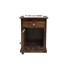 MAARK SHEESHAM WOOD NIGHT STAND 7516 STONE FINISH SV