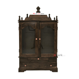 MAARK SHEESHAM WOOD POOJA RACK 1011 STONE FINISH SV