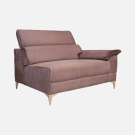 MAARK FABRIC CORNER SOFA 6 SEATER ROYCE BROWN COLOUR