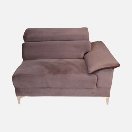 MAARK FABRIC CORNER SOFA 6 SEATER ROYCE BROWN COLOUR