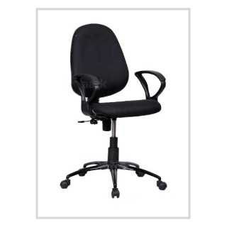 MAARK LOW BACK OFFICE CHAIR 3011 BLACK COLOUR AS
