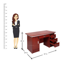 MAARK OFFICE TABLE 12 M23 CHERRY HT