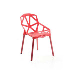 MAARK CAFE CHAIR 9128 RED COLOUR HT