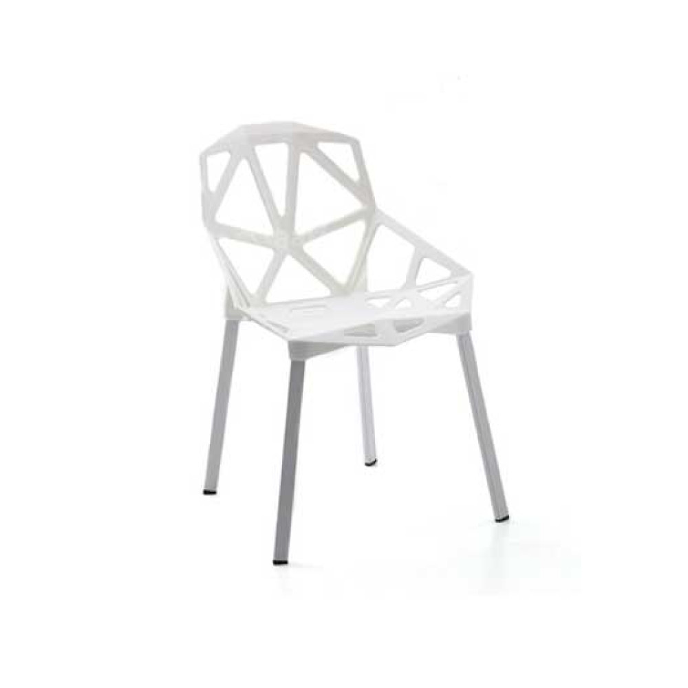 MAARK CAFE CHAIR 9128 WHITE COLOUR HT