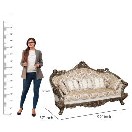 MAARK PALACE SOFA SET (3+2+2+1+1) MONALISA SM
