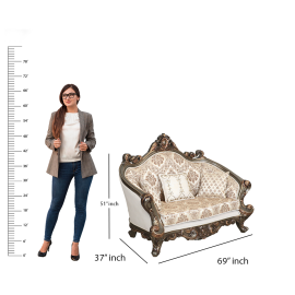 MAARK PALACE SOFA SET (3+2+2+1+1) MONALISA SM