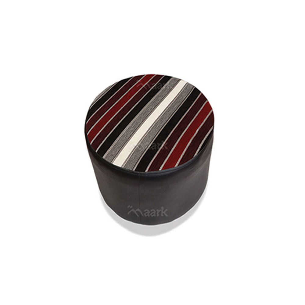 Black Puffy Stool