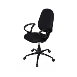 MAARK MEDIUM BACK OFFICE CHAIR WITH ABS BLACK COLOUR GF