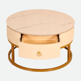 MAARK MARBLE TOP COFFEE TABLE Y203-1 HT