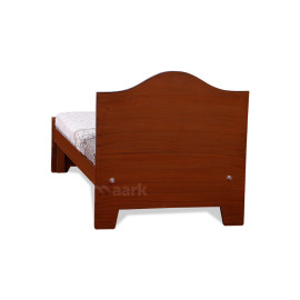 MAARK SINGLE BED (3*6.25) GD ARCH WALNUT COLOUR