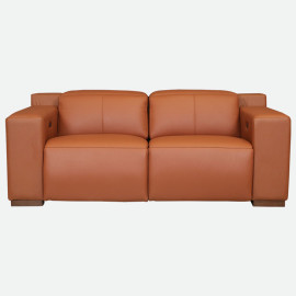 MAARK MOTORIZED RECLINER LEATHER SOFA SET (3R+2R+1R) 8356 TAN COLOUR HT