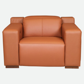 MAARK MOTORIZED RECLINER LEATHER SOFA SET (3R+2R+1R) 8356 TAN COLOUR HT